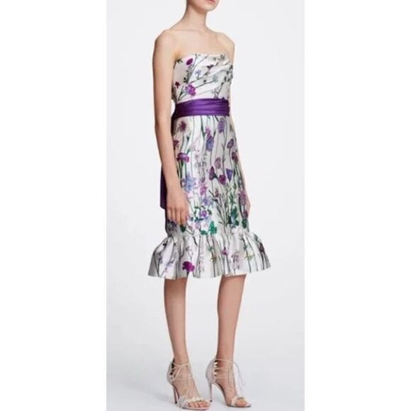 Marchesa Notte Erwina Dress Size 6 - Picture 1 of 15